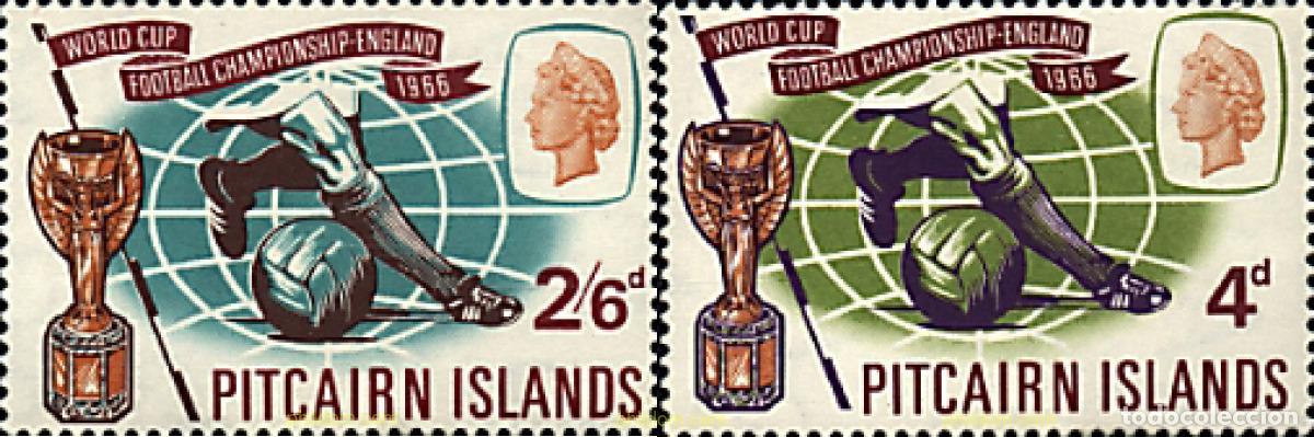 Timbres: 45216 MNH PITCAIRN Islas 1966 COPA DEL MUNDO DE FUTBOL. INGLATERRA-66