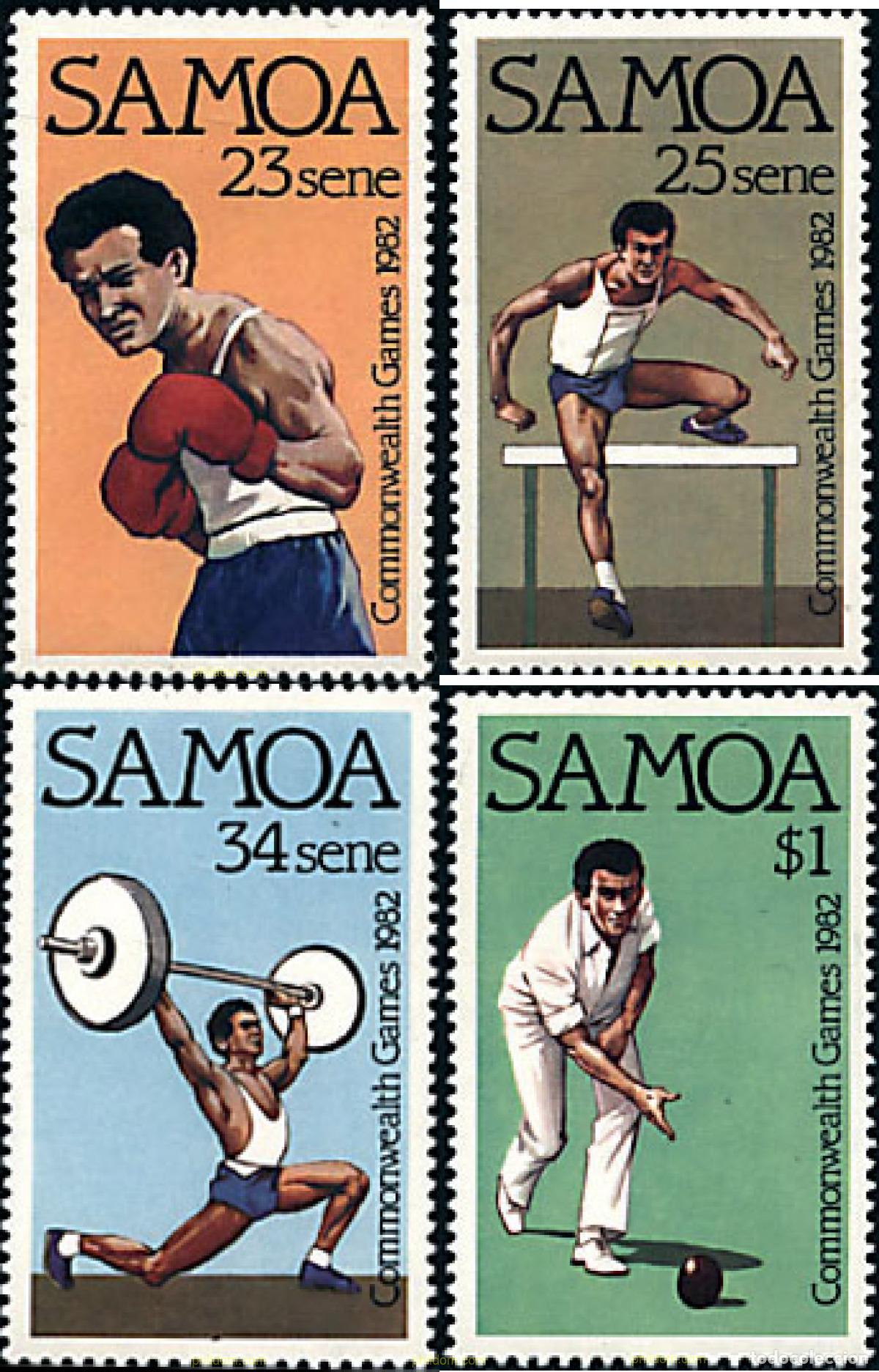 Timbres: 45519 MNH SAMOA 1982 12 JUEGOS DE LA COMMONWEALTH EN BRISBANE