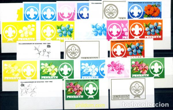Sellos: 221156 MNH PENRHYN 1983 75 ANIVERSARIO DEL ESCULTISMO