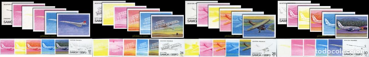 Sellos: 137227 MNH SAMOA 1978 DESARROLLO DE LA AVIACION