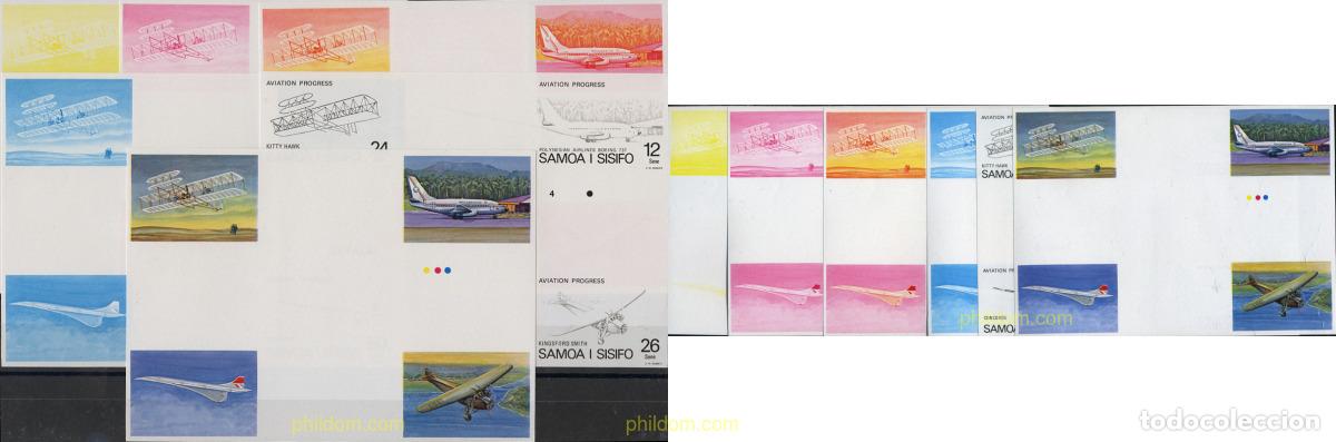 Sellos: 254477 MNH SAMOA 1978 DESARROLLO DE LA AVIACION