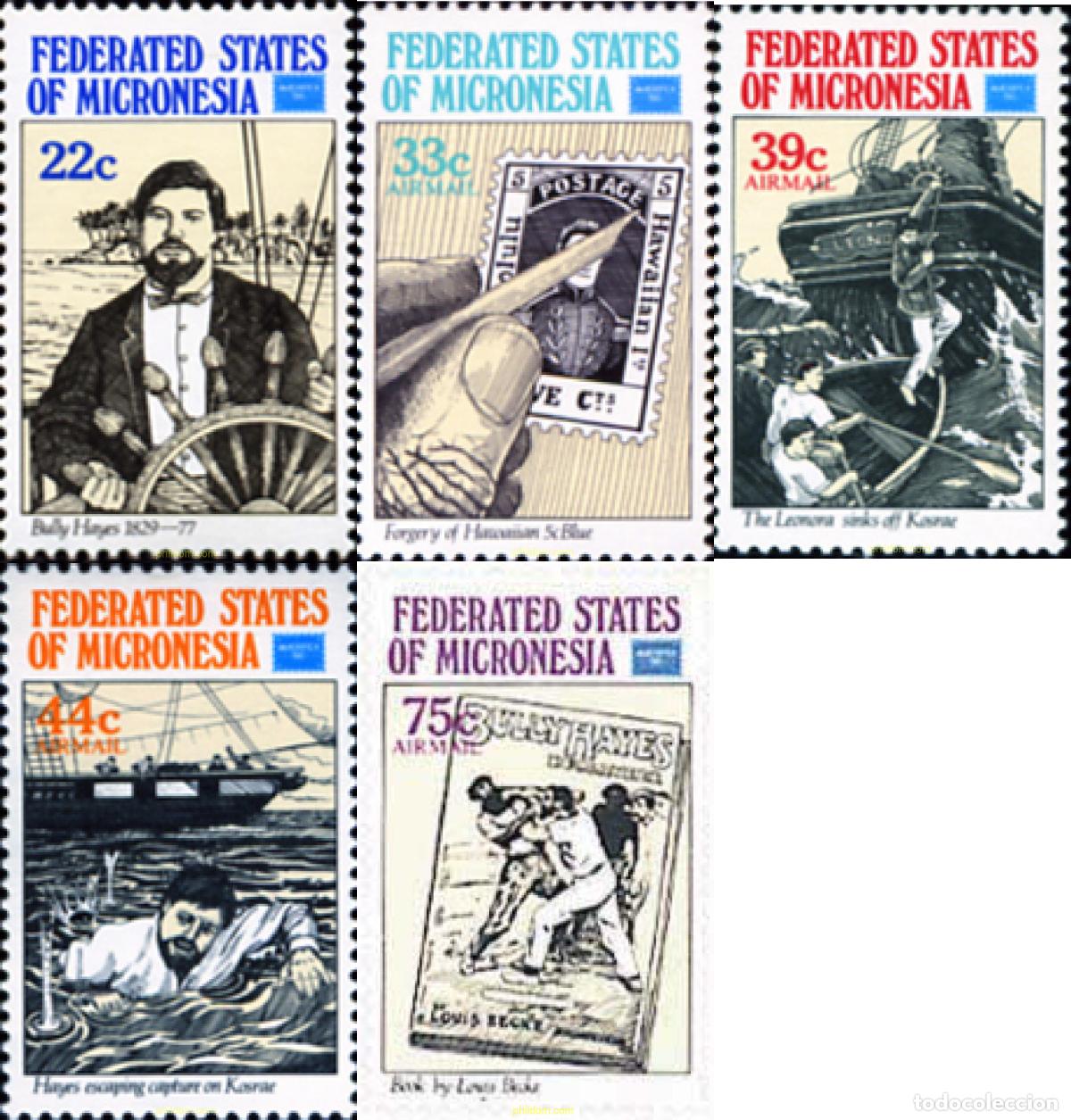 Sellos: 44372 MNH MICRONESIA 1986 AMERIPEX 86. EXPOSICION FILATELICA INTERNACIONAL