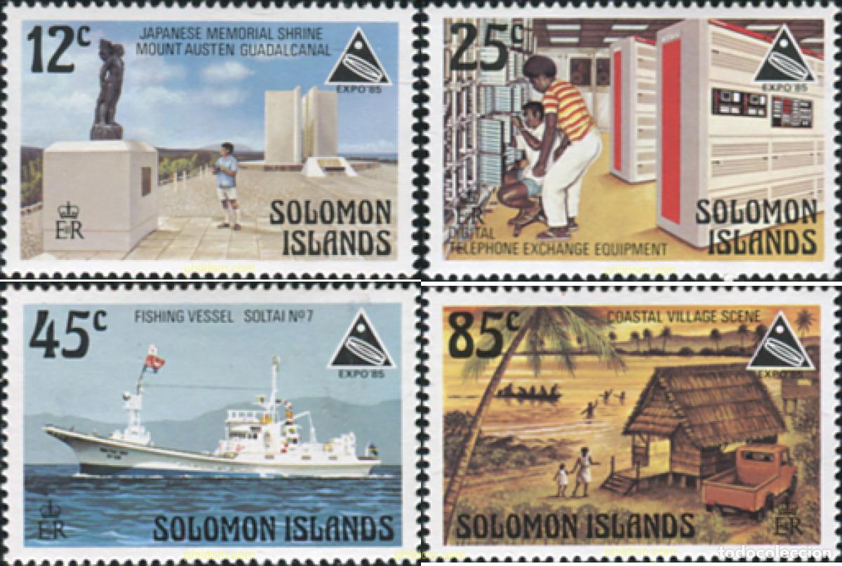 Sellos: 45704 MNH SALOMON 1985 EXPO 85. EXPOSICION UNIVERSAL DE TSUKUBA