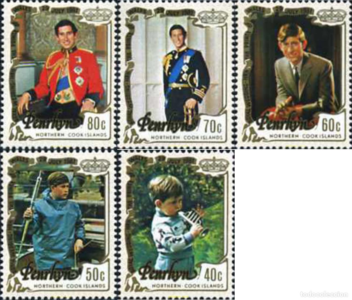Sellos: 54893 MNH PENRHYN 1981 BODA DEL PRINCIPE CARLOS Y LADY DIANA SPENCER