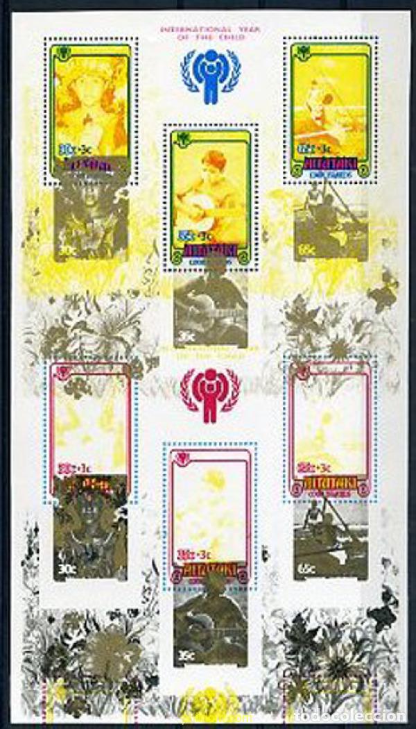 Sellos: 201353 MNH AITUTAKI 1979 A&Ntilde;O INTERNACIONAL DEL NI&Ntilde;O