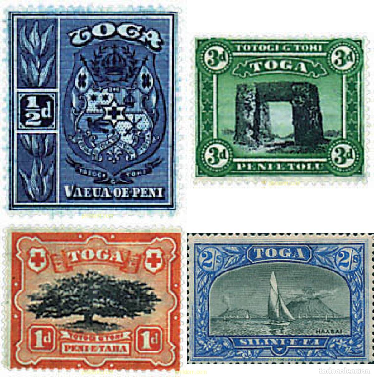 Sellos: 236781 HINGED TONGA 1897 MOTIVOS VARIOS