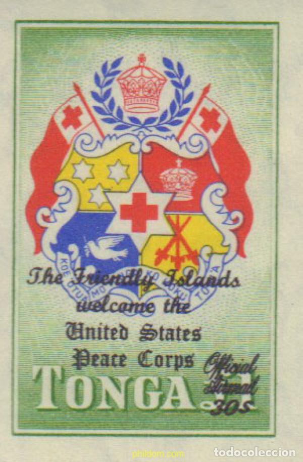Sellos: 595513 MNH TONGA 1967 CUERPO AMERICANO POR LA PAZ