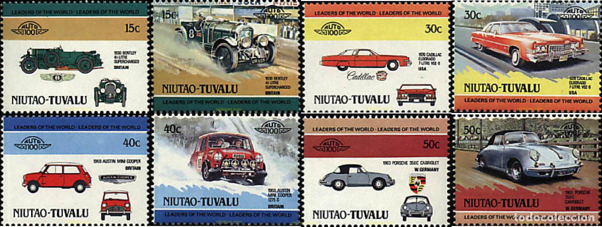 Sellos: 49100 MNH TUVALU. Niutao 1984 AUTOMOVILES