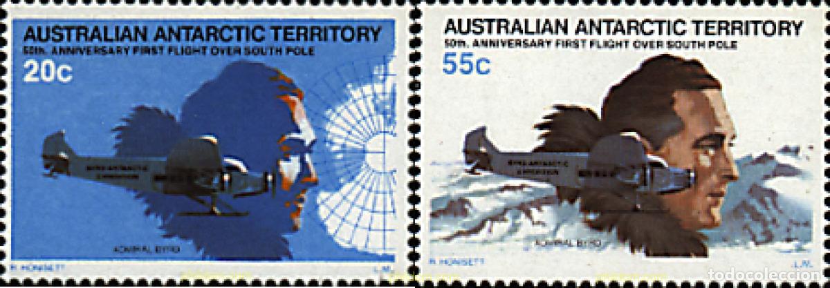 Sellos: 29182 MNH ANTARTIDA AUSTRALIANA 1979 50 ANIVERSARIO DEL PRIMER VUELO SOBRE EL POLO SUR