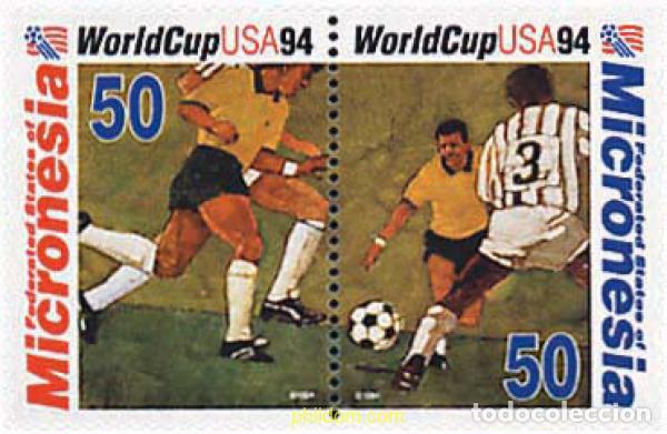 Sellos: 226849 MNH MICRONESIA 1994 COPA DEL MUNDO DE FUTBOL. USA-94