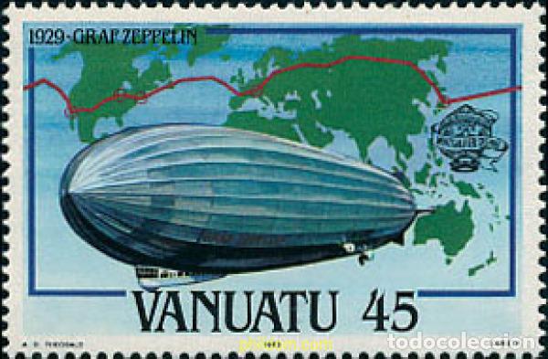 Sellos: 660566 MNH VANUATU 1983 200 ANIVERSARIO DE LA PRIMERA ASCENSION EN GLOBO