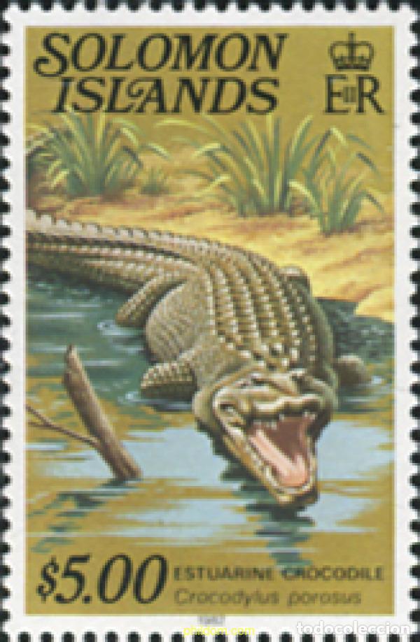 Sellos: 358978 MNH SALOMON 1979 REPTILES Y BATRACIOS