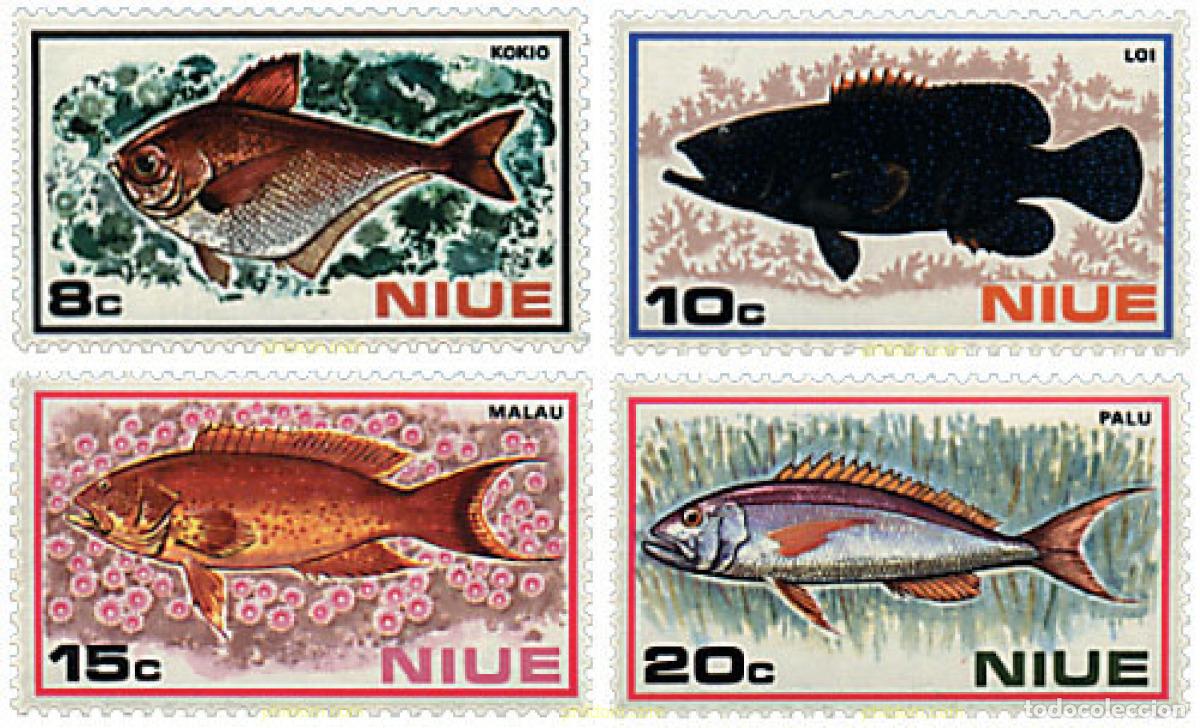 Sellos: 44801 MNH NIUE 1973 PECES