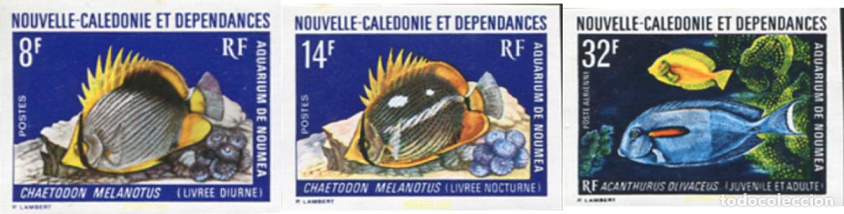 Sellos: 573134 MNH NUEVA CALEDONIA 1973 PECES DEL ACUARIO DE NOUMEA