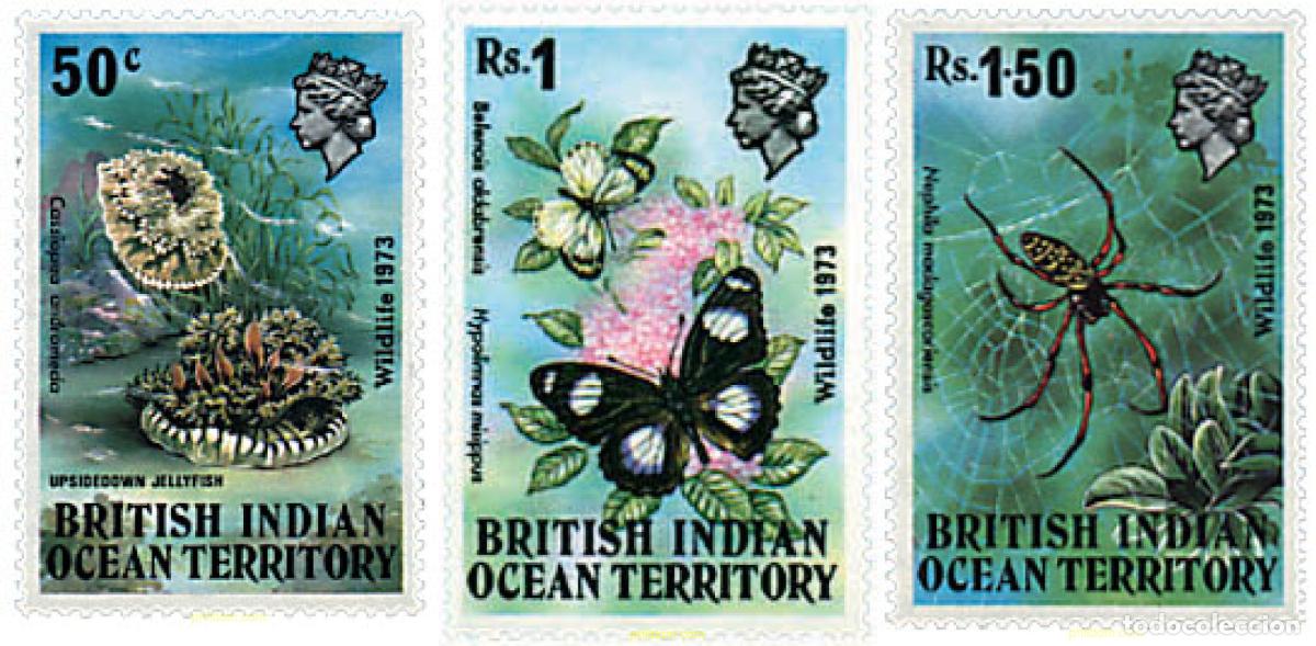 Sellos: 77338 MNH OCEANO INDICO BRITANICO 1973 FAUNA