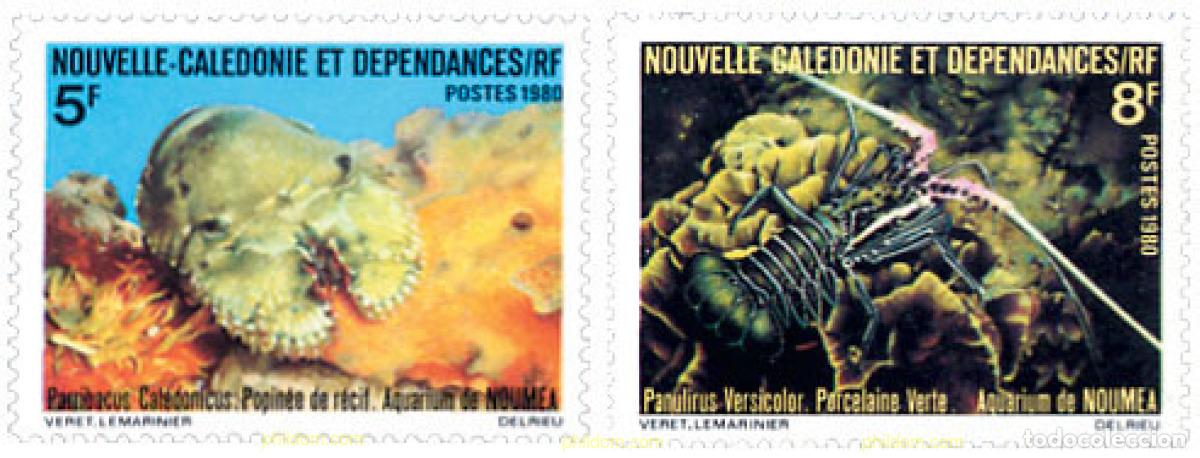Selos: 44483 MNH NUEVA CALEDONIA 1980 ACUARIO DE NOUMEA