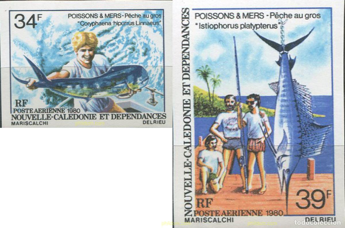 Selos: 680807 MNH NUEVA CALEDONIA 1980 PECES
