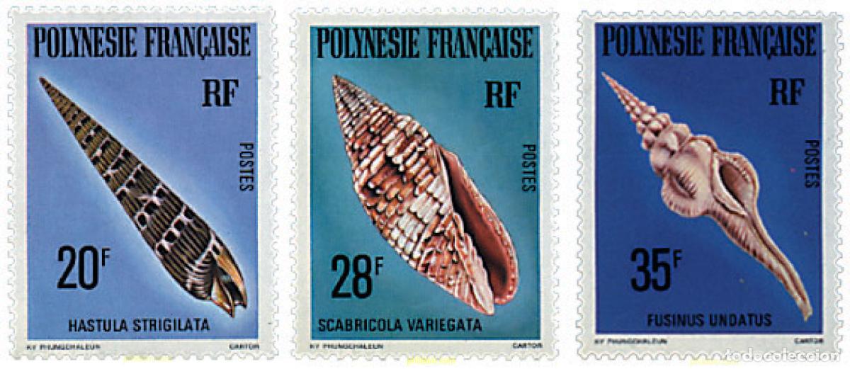 Sellos: 43593 MNH POLINESIA FRANCESA 1979 CONCHAS