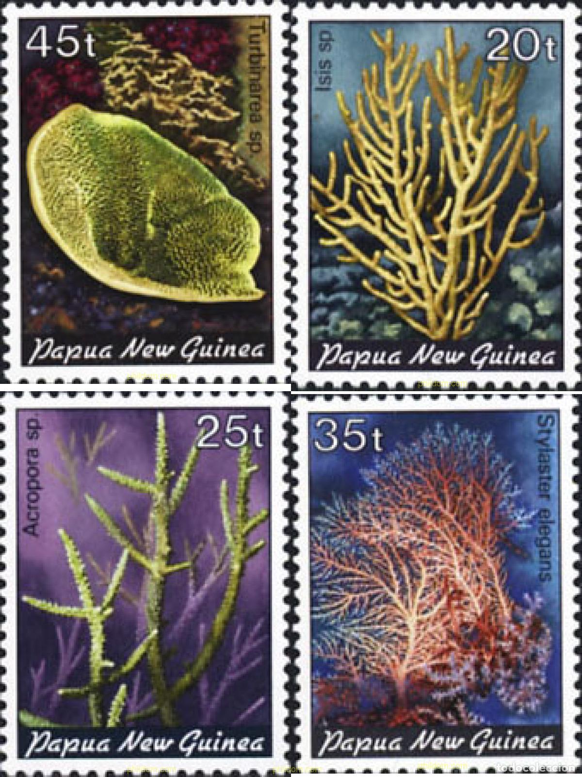 Sellos: 232414 MNH PAPUA NUEVA GUINEA 1982 CORALES