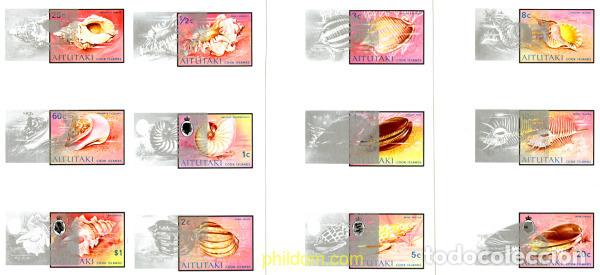 Sellos: 201244 MNH AITUTAKI 1974 CONCHAS