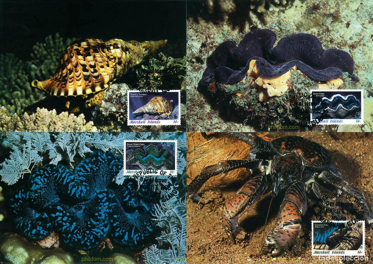 Sellos: 7318 MNH MARSHALL Islas 1986 FAUNA MARINA