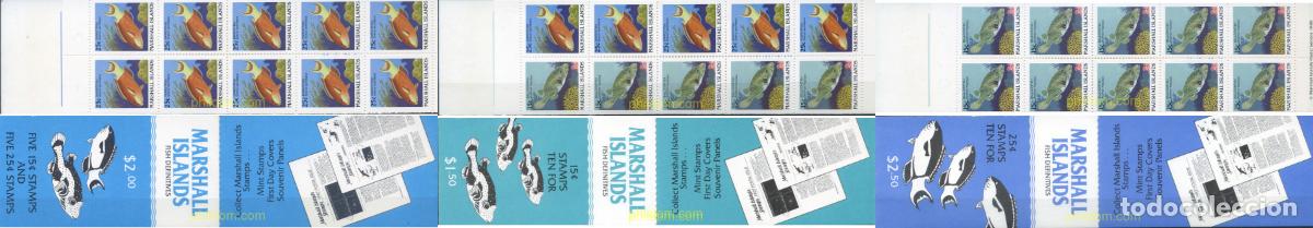 Sellos: 342529 MNH MARSHALL Islas 1988 FAUNA MARINA