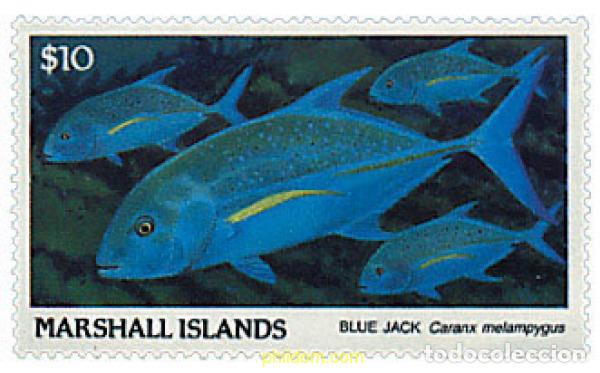 Sellos: 44298 MNH MARSHALL Islas 1989 PECES