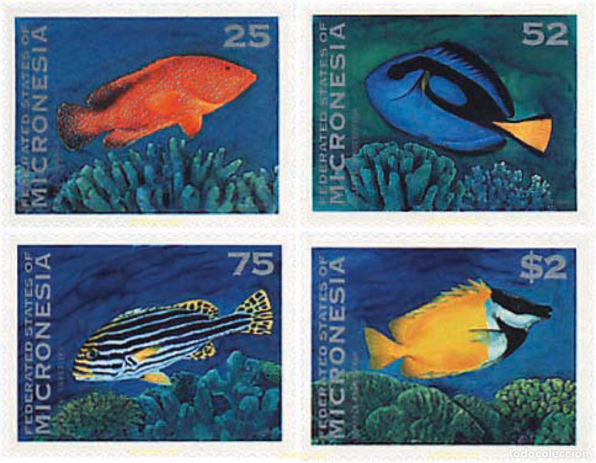 Sellos: 44386 MNH MICRONESIA 1994 PECES