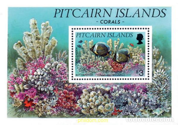 Francobolli: 45264 MNH PITCAIRN Islas 1994 CORALES Y PECES