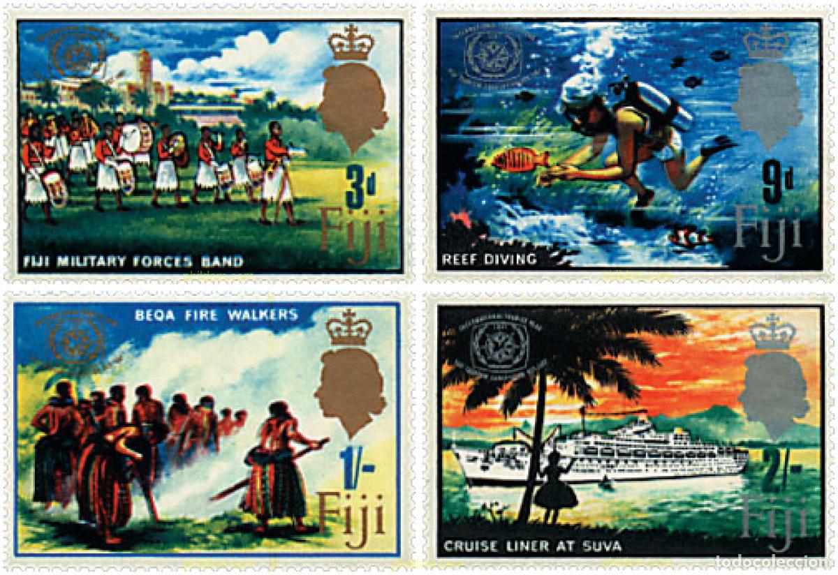 Briefmarken: 87012 MNH FIJI 1967 A&Ntilde;O INTERNACIONAL DEL TURISMO