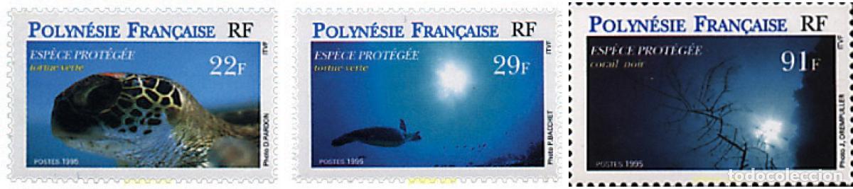 Sellos: 43653 MNH POLINESIA FRANCESA 1995 ESPECIES PROTEGIDAS