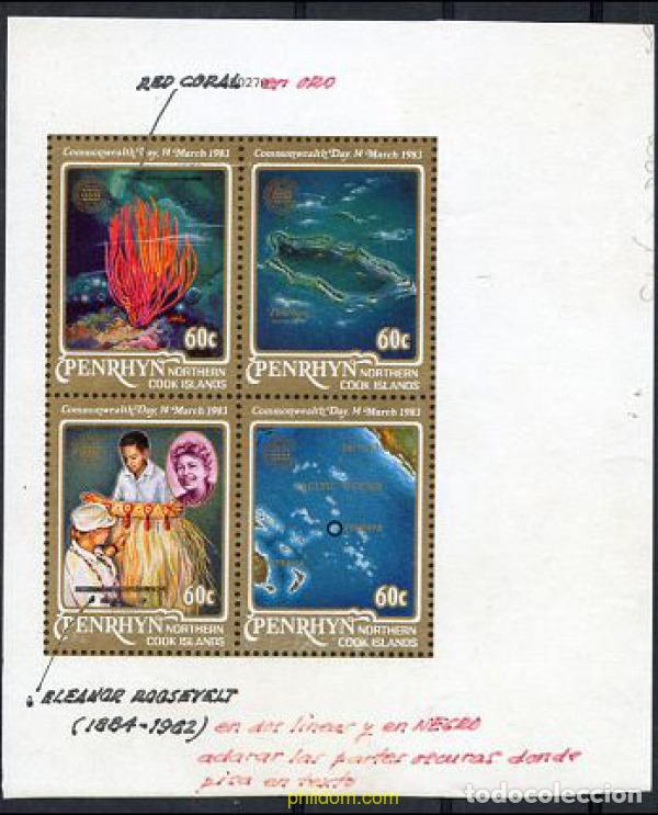 Sellos: 221139 MNH PENRHYN 1983 DIA DE LA COMMONWEALTH