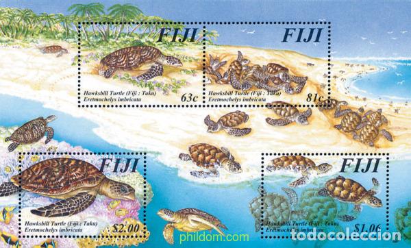 Sellos: 43377 MNH FIJI 1997 TORTUGAS MARINAS