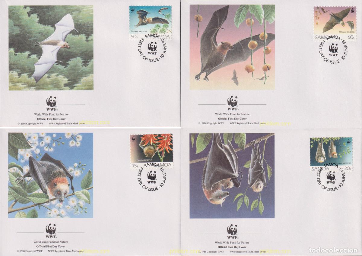 Sellos: 23080 MNH SAMOA 1993 MURCIELAGOS FRUTEROS DE SAMOA Y DE TONGA