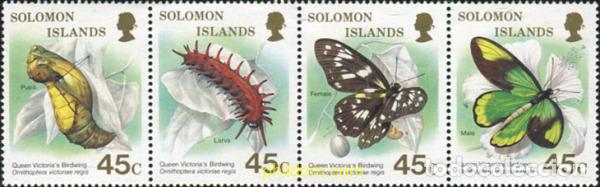 Sellos: 358982 MNH SALOMON 1987 MARIPOSAS
