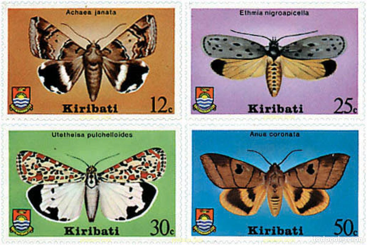 Sellos: 76253 MNH KIRIBATI 1980 MARIPOSAS