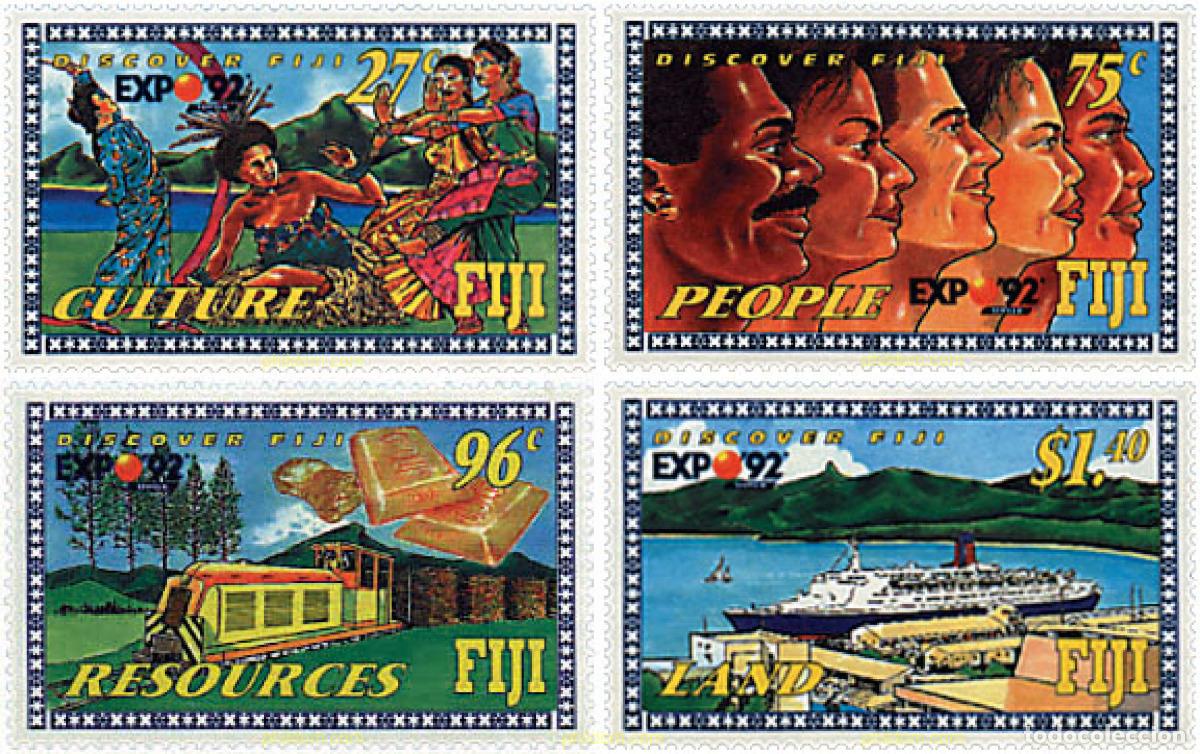 Sellos: 60479 MNH FIJI 1992 EXPO 92. EXPOSICION UNIVERSAL DE SEVILLA