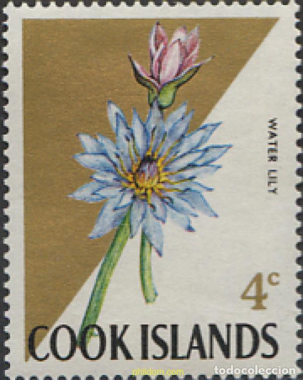 Sellos: 878 MNH COOK Islas 1967 FLORES