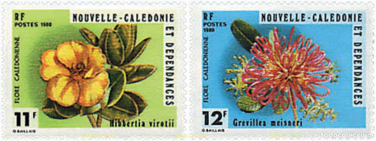Sellos: 94949 MNH NUEVA CALEDONIA 1980 FLORA ENDEMICA