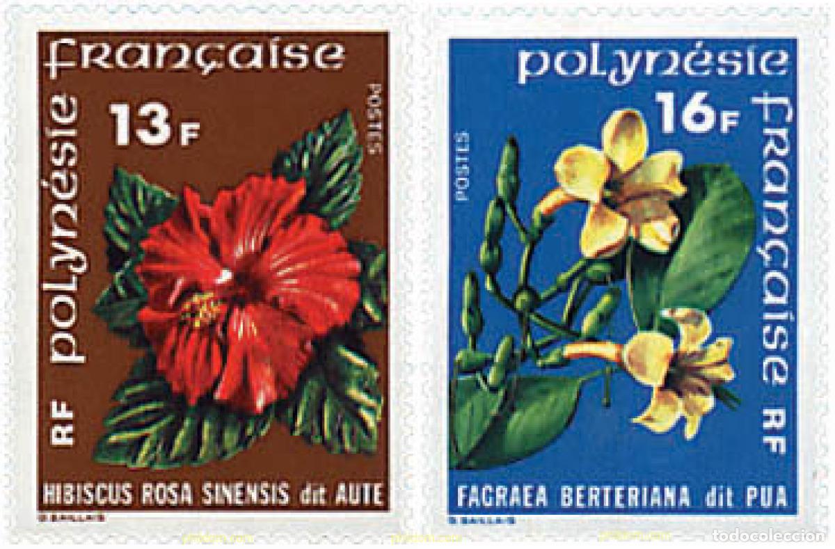 Sellos: 94313 MNH POLINESIA FRANCESA 1978 FLORES DE POLINESIA