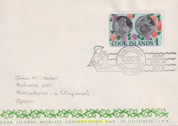 Sellos: 394425 MNH COOK Islas 1978 DIA NACIONAL PARA LA PROTECCION A LA NATURALEZA