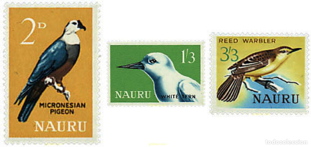 Stamps: 44347 MNH NAURU 1965 AVES