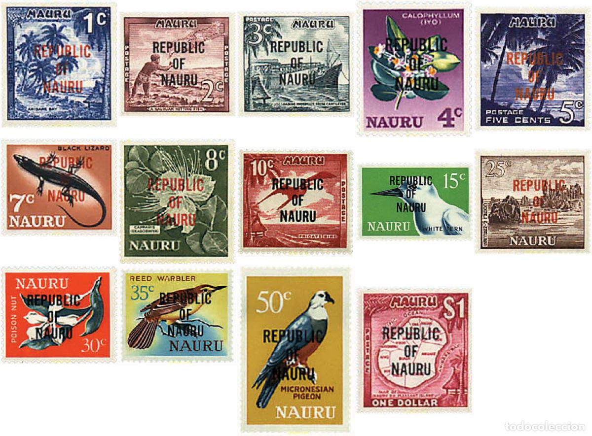 Sellos: 96792 MNH NAURU 1968 MOTIVOS VARIOS