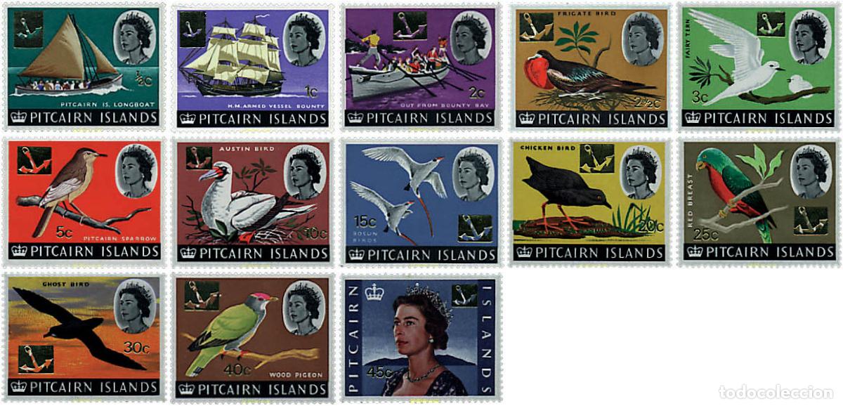 Sellos: 45217 MNH PITCAIRN Islas 1967 MOTIVOS VARIOS