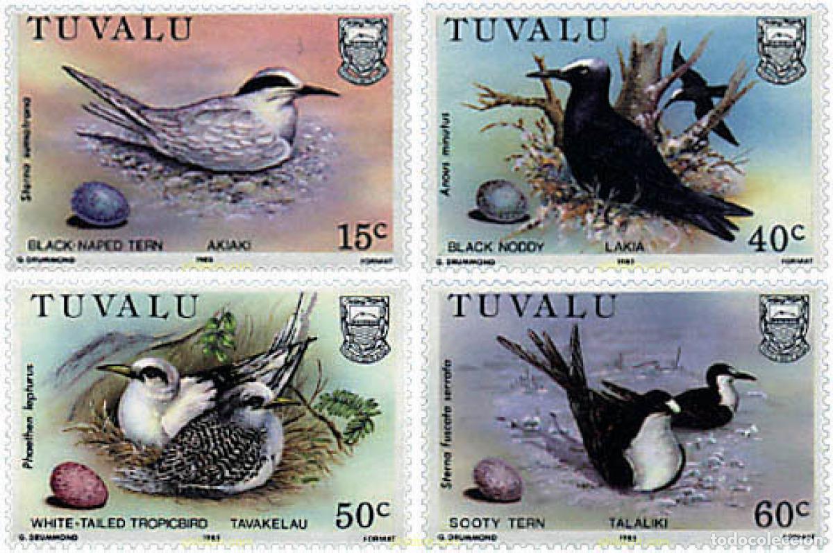 Sellos: 45782 MNH TUVALU 1985 AVES