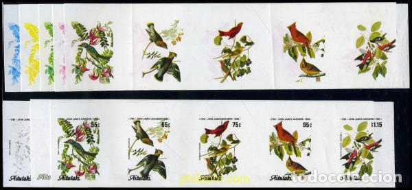 Sellos: 201616 MNH AITUTAKI 1985 BICENTENARIO DEL NACIMIENTO DEL ORNITOLOGO J.J. AUDUBON