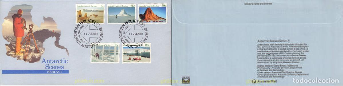 Sellos: 396722 MNH ANTARTIDA AUSTRALIANA 1984 VISTAS DEL TERRITORIO