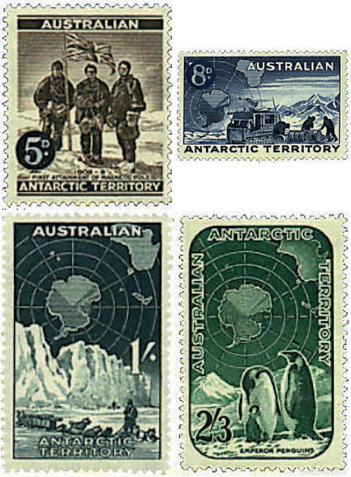 Sellos: 39256 MNH ANTARTIDA AUSTRALIANA 1959 EXPLORACION ANTARTICA