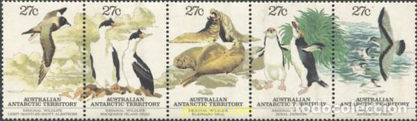 Sellos: 285148 MNH ANTARTIDA AUSTRALIANA 1983 VIDA SALVAJE REGIONAL.