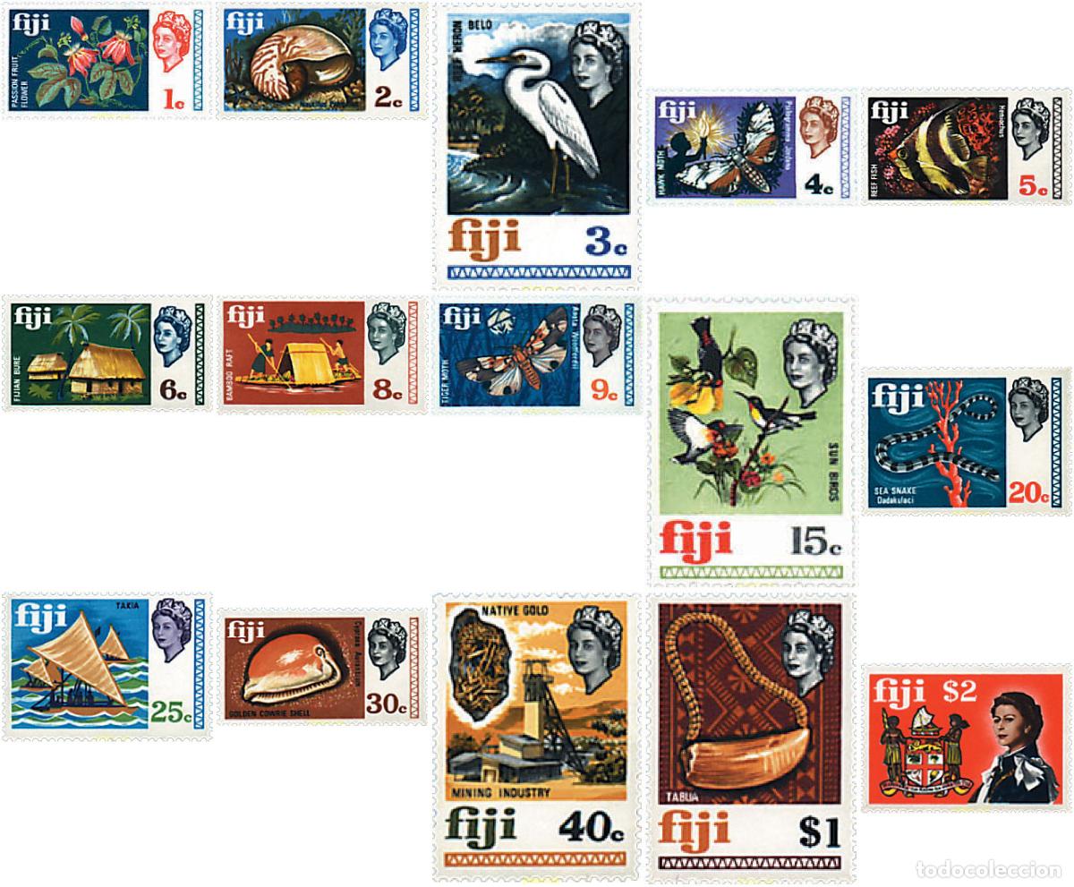 Sellos: 370162 MNH FIJI 1969 MOTIVOS VARIOS